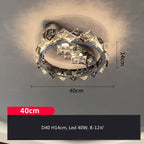 LED Crystal Ceiling Light: Stylish Dimmable Chrome Fixture for Living, Dining, Bedroom