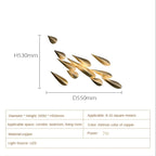 Modern LED Wall Lamp for Living Room Bedroom Aisle Stair Background Wall Decor