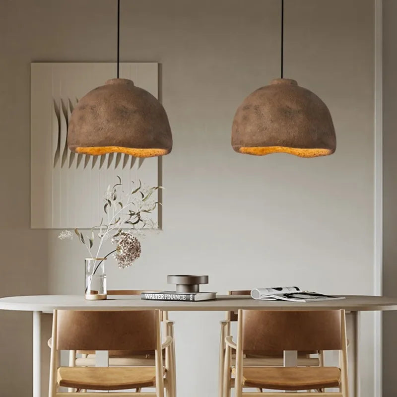 Japanese Style Resin Pendant Lights for Home Decor and Lighting Needs