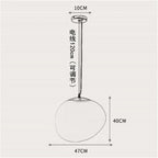 Gregg Glass Pendant Light: Stylish LED Hanging Lamp for Dining Kitchen LOFT.