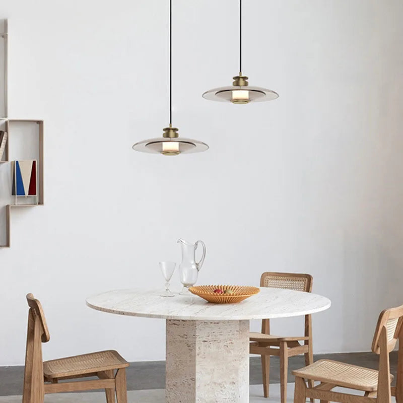 Glass Wall Lamp: Nordic Minimalist LED for Dining, Living, Bedroom