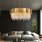 Crystal Chandelier: Modern Luxury Lighting for Living Room, Dining, and Bedroom