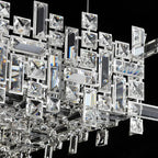 Crystal Pendant Chandelier for Modern Living, Dining, Bedroom Lighting