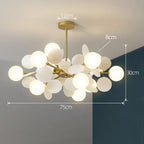 Branch Chandelier: Modern Colorful LED Ceiling Light for Bedroom and Living Room