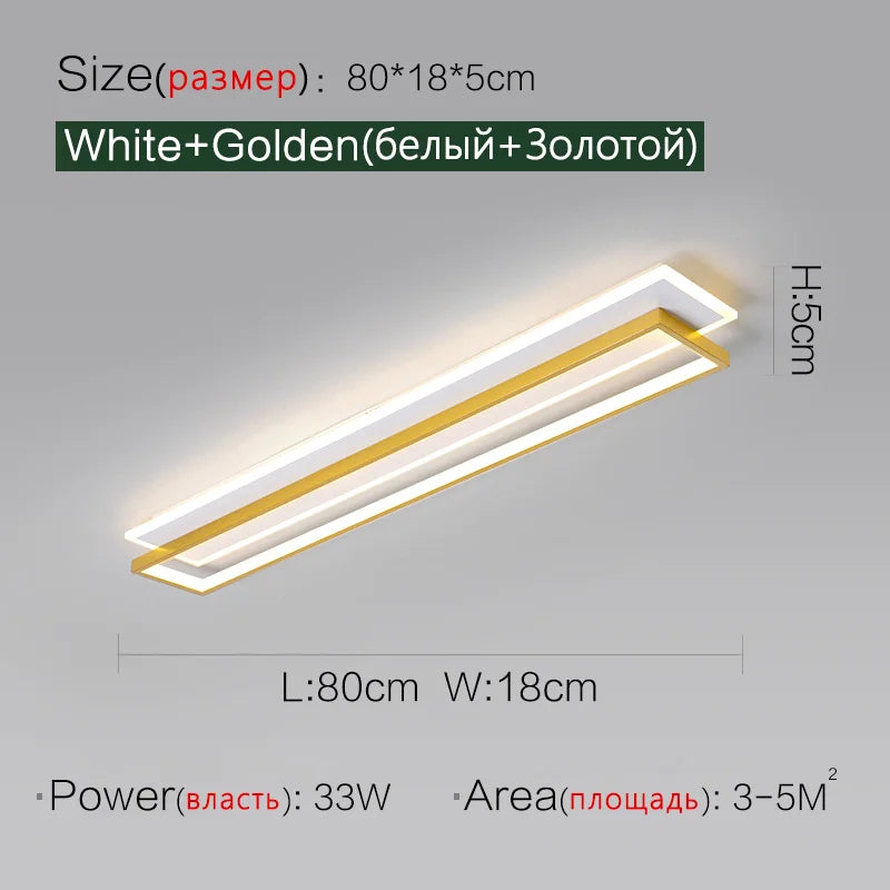 Modern LED Ceiling Light for Aisle, Corridor, Entry, Porch, Balcony, Cloakroom