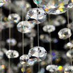 Modern Crystal Chandelier LED Lights Elegant Hotel Hall Lighting