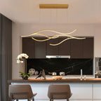 Modern Minimalist LED Chandelier for Dining Room and Bar Lighting