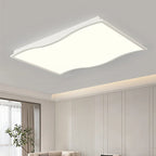 Minimalist LED Ceiling Light in Black & White for Living, Dining, Bedroom & Kitchen
