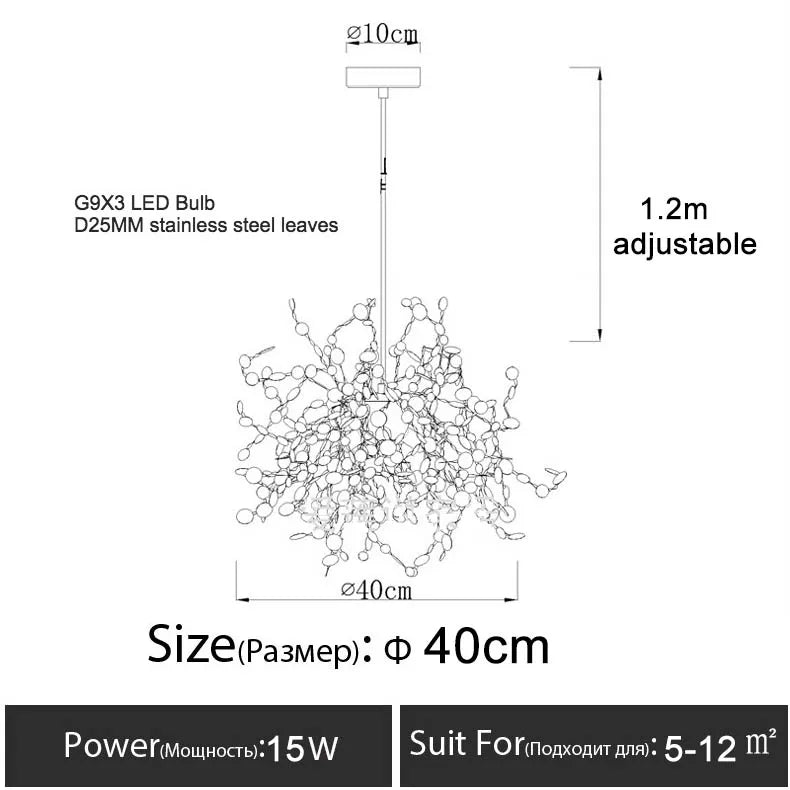 Modern Luxury Ceiling Chandelier for Home Interior Lighting