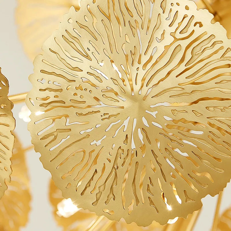 Nordic Lotus Leaf Wall Light: Industrial Style Retro Sconce for Home and Hotel