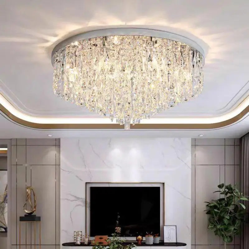 Modern Crystal LED Ceiling Chandelier Lighting Fixture