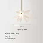 Elegant Glass LED Pendant Light for Living, Dining, Bedroom, Bar - Nordic Minimalist Design