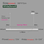 LED Chandelier for Modern Nordic Minimalist Style Dining Room and Kitchen