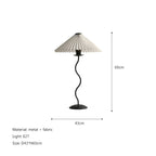 Pleated Fabric LED Floor Lamp - Nordic Minimalist Design