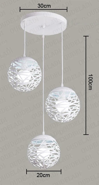 Kelly Pendant Lamp: Vintage Ball Light Chandelier for Industrial Home Decor