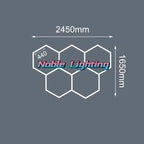 Honeycomb LED Ceiling Light: Custom Link for Worksop Gym