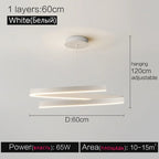 Modern Minimalist Chandelier Ceiling Light for Living Room and Dining Room