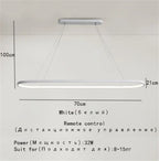 Designer Oval LED Pendant Lamp for Living, Dining, Restaurant, Bedroom Lighting