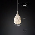 Alabaster Pendant Lights LED Designer Hanging Lamps For Living Room