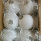 Transparent Frosted Magic Bean Glass Ball Pendant Light for Indoor Lamps