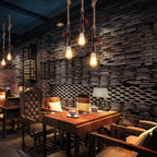 Iron Pipe Pendant Lamp Retro Loft Hanging Light