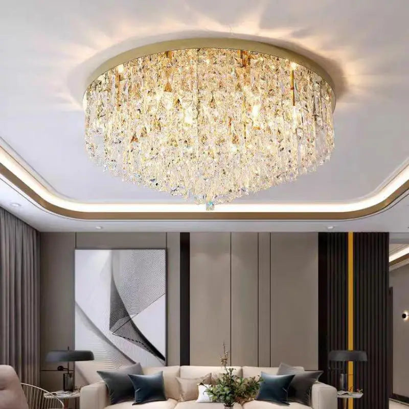 Modern Crystal LED Ceiling Chandelier Lighting Fixture