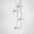Glass Ball Pendant Light: Modern Decor for Duplex Stairwells, Living Room, Bedroom