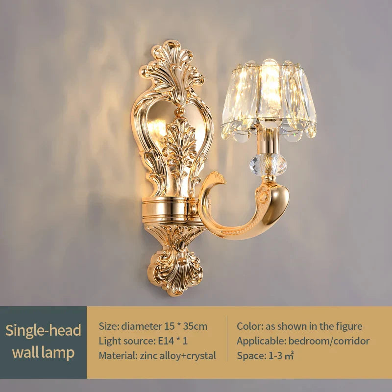 Crystal Luxury Chandelier: Elegant European Atmosphere Lighting for Living Room, Bedroom, and Restaurant