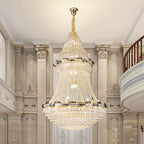 Crystal Chandelier: Elegant European Luxury Lighting for Living Room, Restaurant, and Bedroom