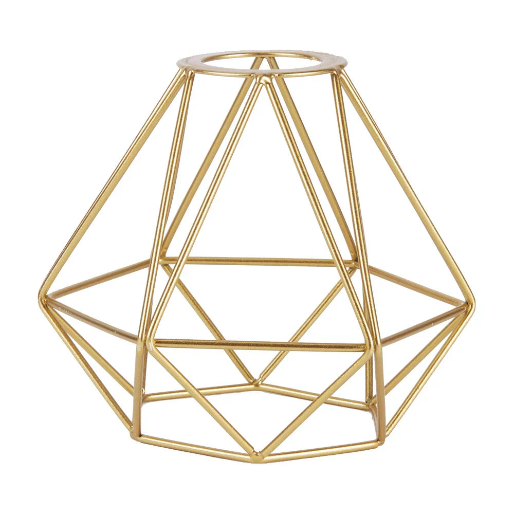 Geometric Metal Light Cage Cover Pendant Lampshade