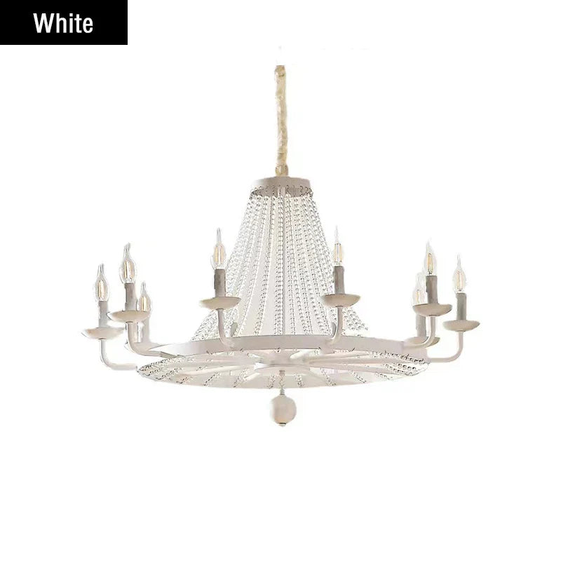 Crystal Chandelier: Retro Industrial Lighting for Living Room, Dinning Room Decor