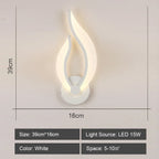 LED Wall Sconce Light Acrylic Lamp for Bedroom Corridor Chandelier Style