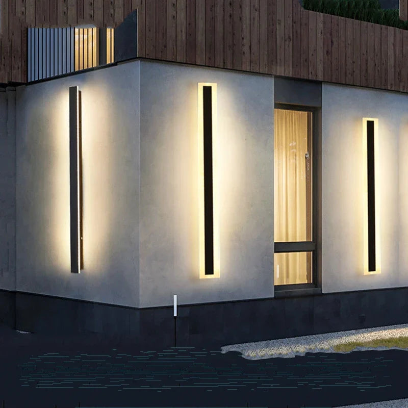 Modern Waterproof LED Wall Lamp for Garden Villa Courtyard Balcony