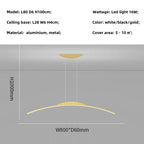 Modern Nordic LED Chandelier for Dining Room Island, Office, and Living Room