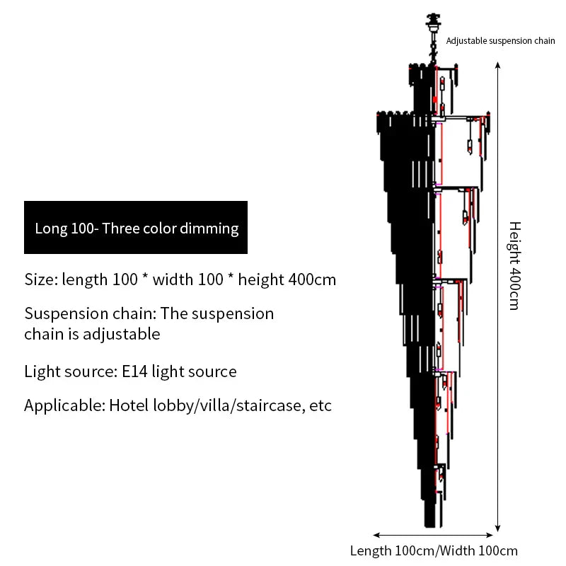 Crystal Chandelier: Elegant Light Fixture for Luxury Interiors