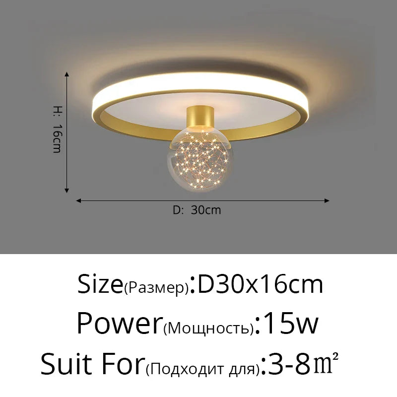 Gypsophila Chandelier: Modern Ceiling Light for Living Room, Bedroom, Home.