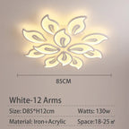 Modern LED Ceiling Light for Living Room, Bedroom, Study Room - Acrylic Chandelier Lamp Fixtures