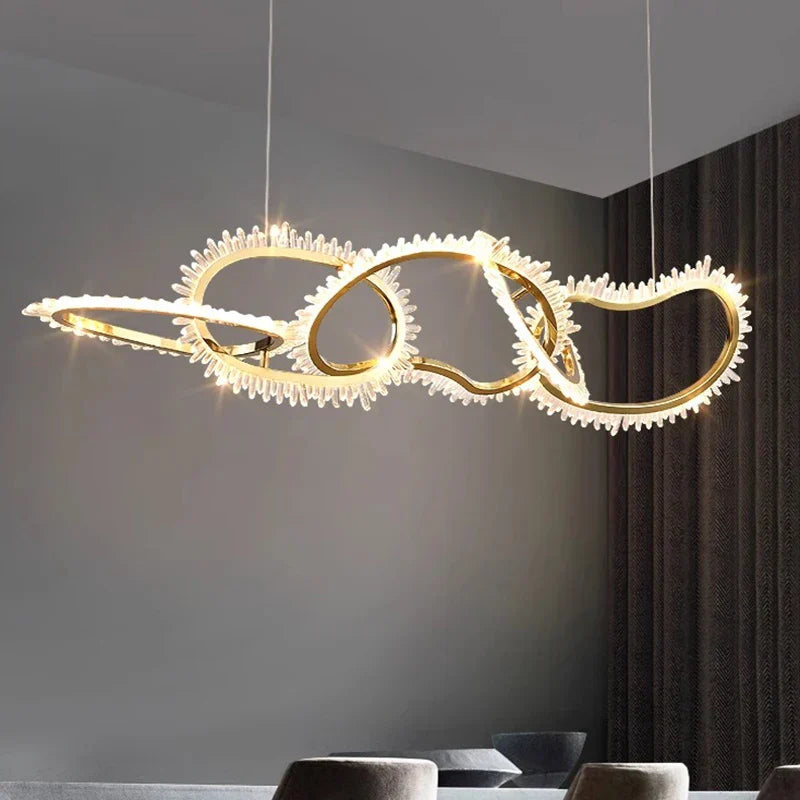 Modern LED Pendant Light Chandeliers for Living and Dining Room Lighting