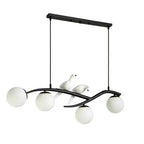 Nordic Bird Chandelier: Elegant Ceiling-Mounted Pendant Light for Home Dining & Living Rooms