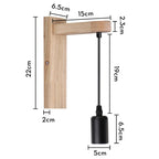 Modern Vintage LED Wall Lamp Bedside Light Fixture Sconce Indoor Lighting Fixture E27