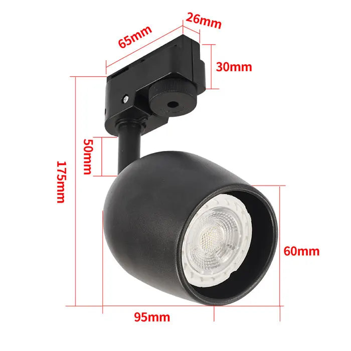 Mini GU10 Track Lights - H Type Ceiling Spotlight for Art Exhibition, Task Lighting