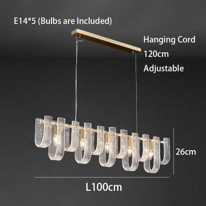 Dimmable LED Copper Ceiling Chandelier for Luxurious Living Room Lighting