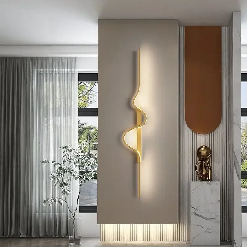Modern LED Wall Lamp for Living Room Bedroom Office Interior