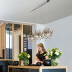 LED Chandelier: Modern Simplicity for Living, Dining Room, Kitchen, Bedroom - Home Decor Light Fixture