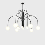 Glass Ball Chandelier: Modern Living Room Dining Kitchen Light Fixtures