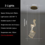 LED Light Ceiling Chandelier for Modern Home Decor & Ambient Lighting