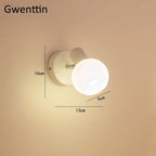 Rotatable Bathroom Mirror Light Wall Sconces, Modern LED Fixtures for Home Decor.
