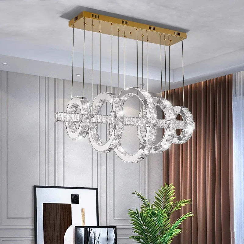 LED Chandeliers for Living Room Dining Room Modern Hanging Light Fixtures