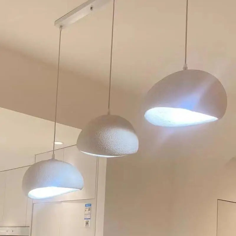 Nordic Cream Style Wabi Sabi LED Pendant Light - Retro Loft Design