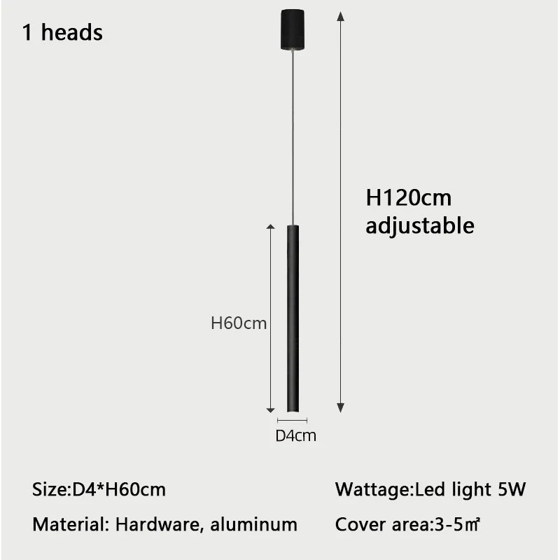 Modern Minimalist LED Stair Chandelier for Duplex Building Villa Living Room Dining Area